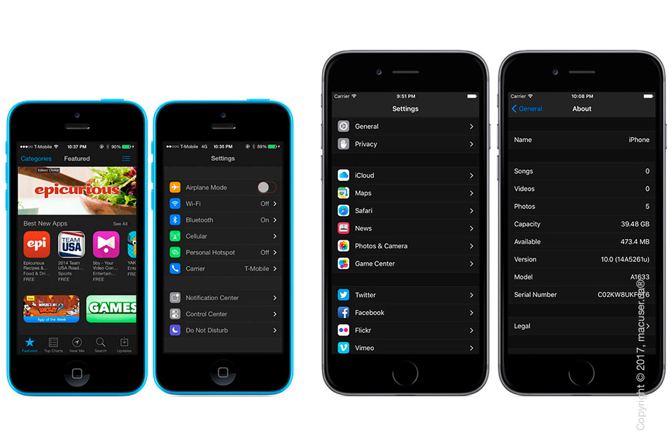 Тёмный режим в iOS 11