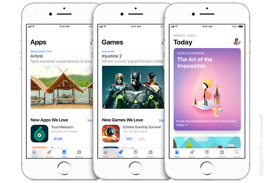 iOS 11 обновление App Store