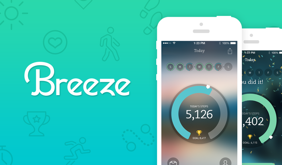 Breeze — бесплатный шагомер для iPhone 5s от создателей RunKeeper
