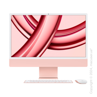 Apple iMac 24'' M3, 8GB/512GB/8CPU/8GPU, Pink 2023