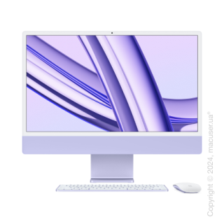 Apple iMac 24'' M3, 8GB/256GB/8CPU/10GPU, Purple 2023