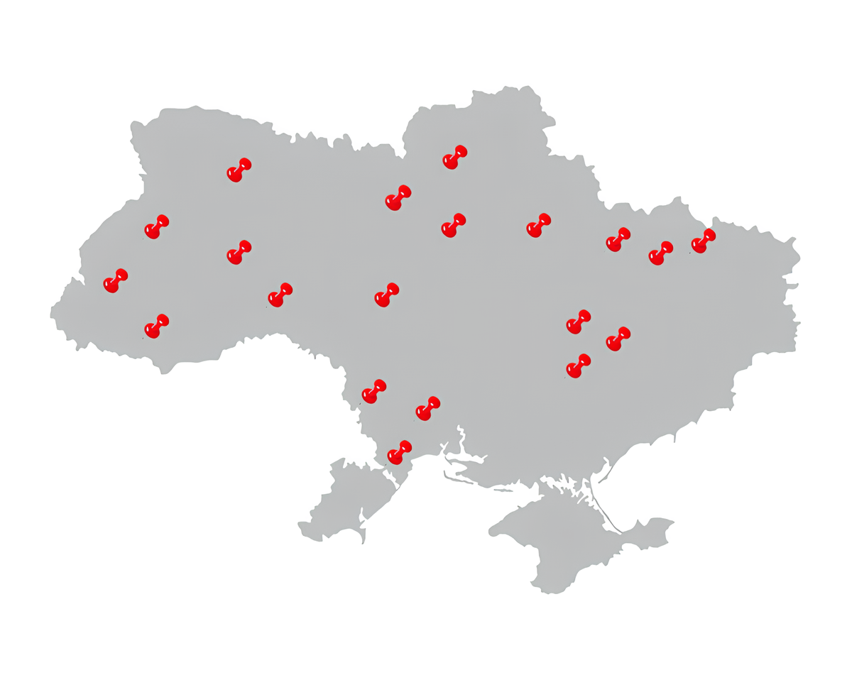 Карта магазинів Macuser