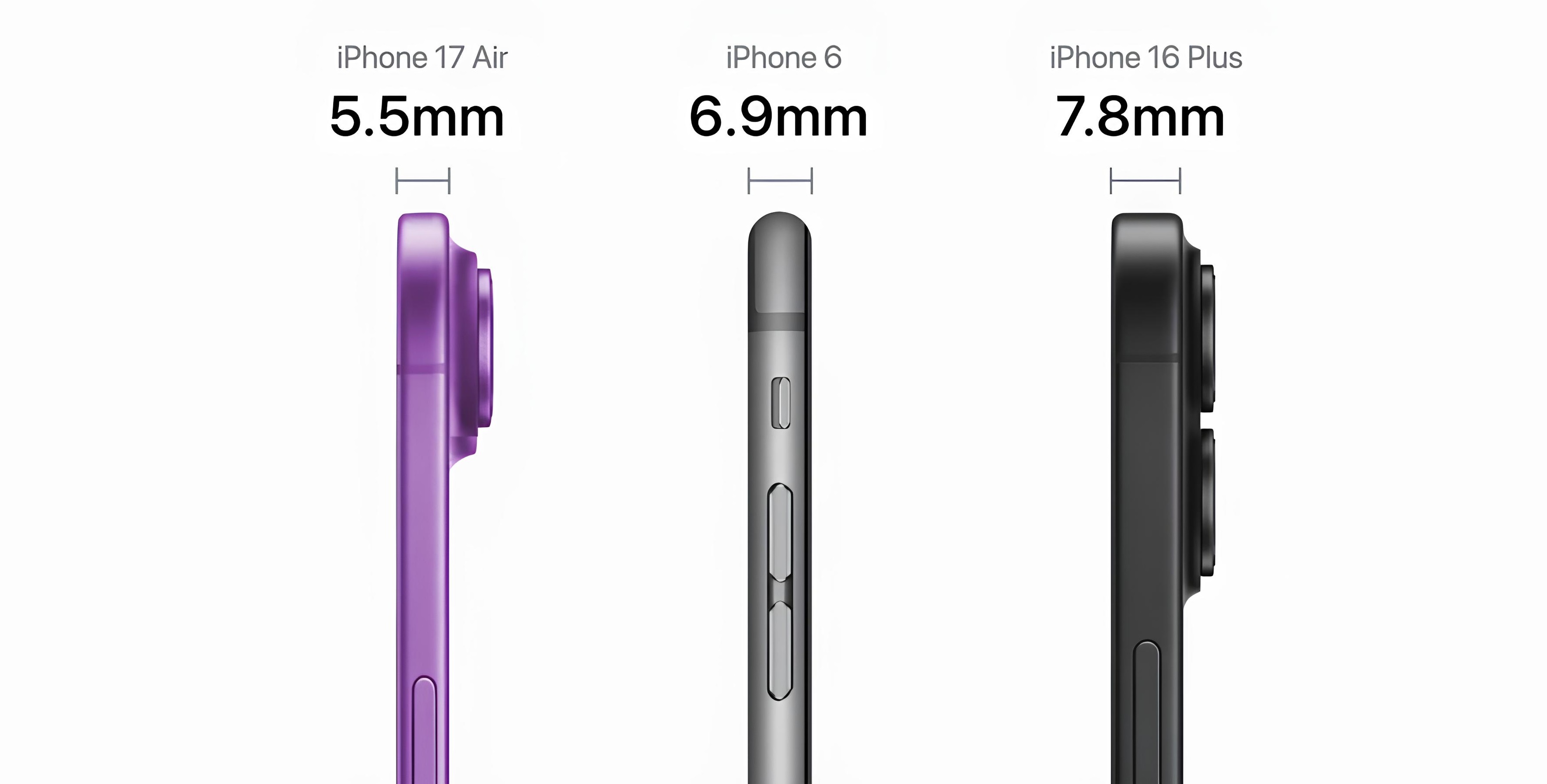 iphone 17 тонкий