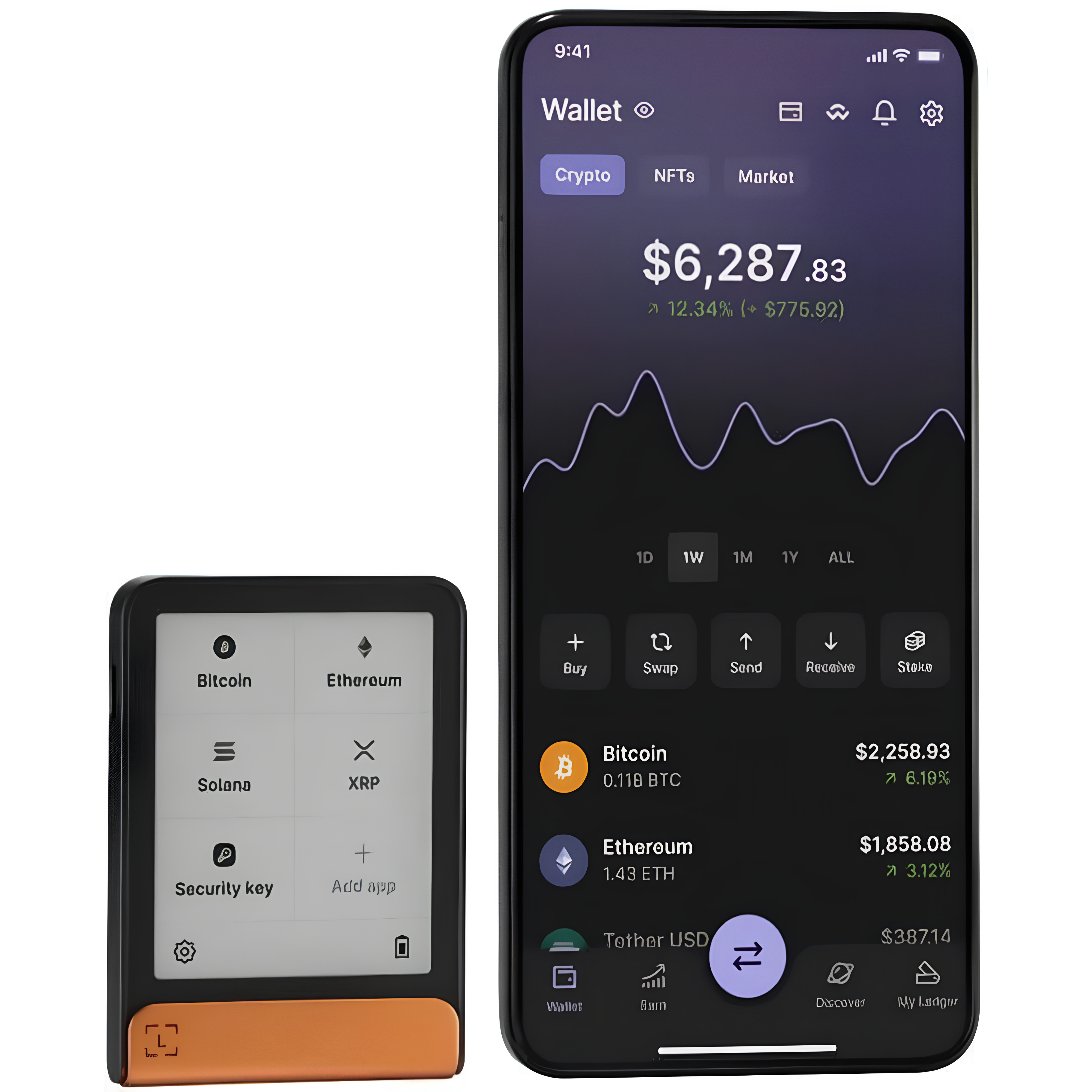 апаратний криптогаманець Ledger Flex