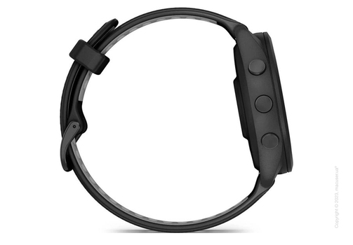 Garmin Forerunner 265 Black Bezel and Case with Black/Powder Gray Silicone Band
