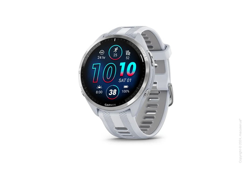 Garmin Forerunner 965 Titanium Bezel, Whitestone Case