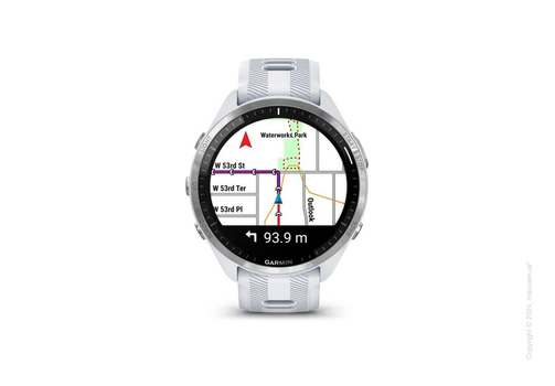Garmin Forerunner 965 Titanium Bezel, Whitestone Case