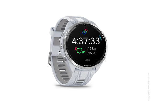 Garmin Forerunner 965 Titanium Bezel, Whitestone Case