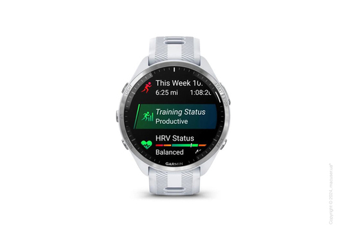Garmin Forerunner 965 Titanium Bezel, Whitestone Case