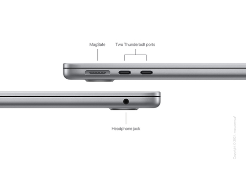 Apple MacBook Air 13 М3 512GB, Space Gray 2024