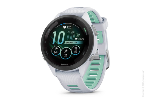 Спортивные часы Garmin Forerunner 265s Black Bezel with Whitestone Case and Whitestone/Neo Tropic Silicone Band