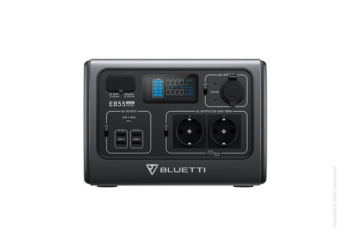 Зарядна станція Bluetti PowerOak EB55, 700 Вт, 537 Вт*год