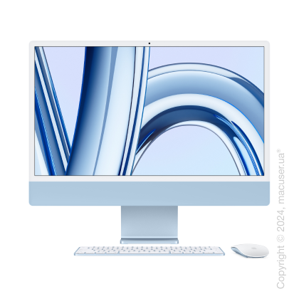 Apple iMac 24'' M3, 16GB/1TB/8CPU/8GPU, Blue 2023