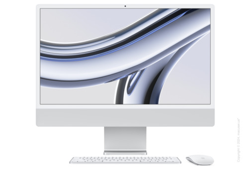 Apple iMac 24'' M3, 16GB/1TB/8CPU/8GPU, Silver 2023