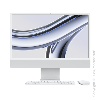Apple iMac 24'' M3, 16GB/512GB/8CPU/10GPU, Silver 2023