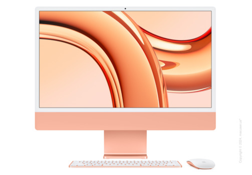 Apple iMac 24'' M3, 8GB/256GB/8CPU/10GPU, Orange 2023