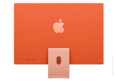 Apple iMac 24'' M3, 24GB/512GB/8CPU/10GPU, Orange 2023