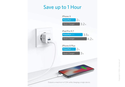 Сетевое зарядное устройство Anker 320 Charger 12W