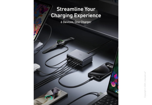 Сетевое зарядное устройство Anker Prime Charger 6 Ports GaN 200W