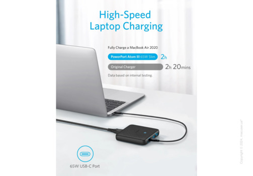 Сетевое зарядное устройство Anker 543 Charger 65W II