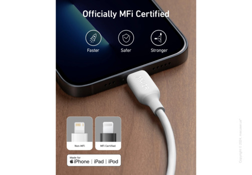 Кабель Anker 541 USB-C to Lightning Cable 0.9 м White