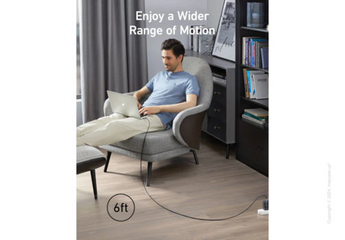 Кабель Anker 765 USB-C to USB-C 140W Cable 1.8 м