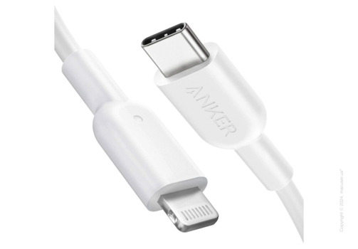 Кабель Anker 321 USB-C to Lightning Cable 0.9 м White