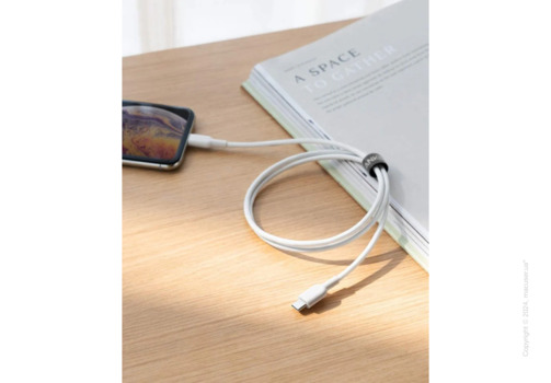 Кабель Anker 321 USB-C to Lightning Cable 0.9 м White