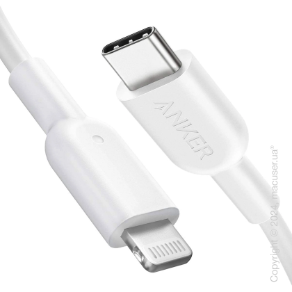 Кабель Anker 321 USB-C to Lightning Cable 0.9 м White