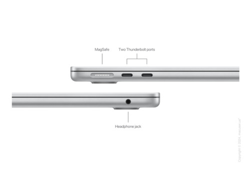 Apple MacBook Air 13 М3 512GB, Silver 2024