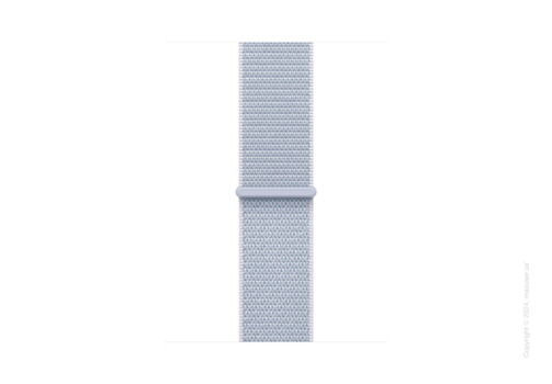 Apple Watch Series 10 42mm GPS + LTE, Silver Aluminum Case with Blue Cloud Sport Loop