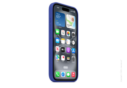 iPhone 16 Silicone Case with MagSafe - Ultramarine