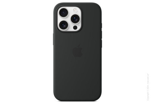 iPhone 16 Pro Silicone Case with MagSafe - Black