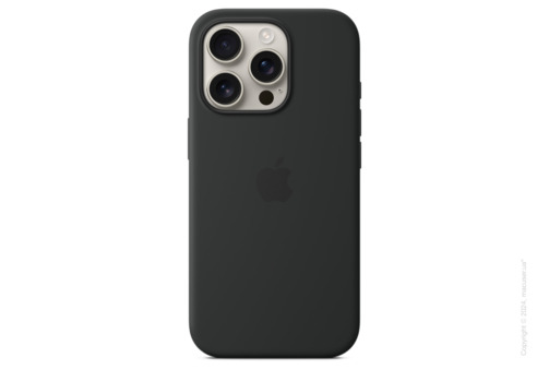 iPhone 16 Pro Silicone Case with MagSafe - Black