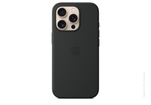 iPhone 16 Pro Silicone Case with MagSafe - Black