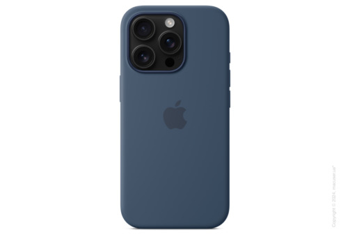 iPhone 16 Pro Silicone Case with MagSafe - Denim