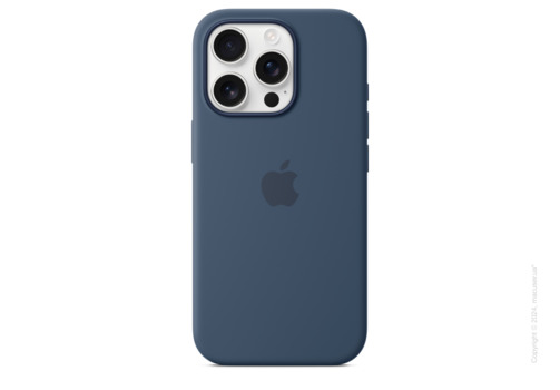 iPhone 16 Pro Silicone Case with MagSafe - Denim