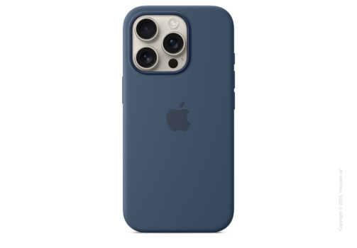 iPhone 16 Pro Silicone Case with MagSafe - Denim