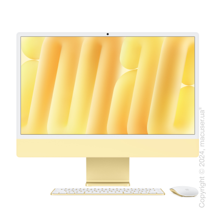 Apple iMac 24'' M4, 16GB/256GB/8CPU/8GPU, Yellow 2024