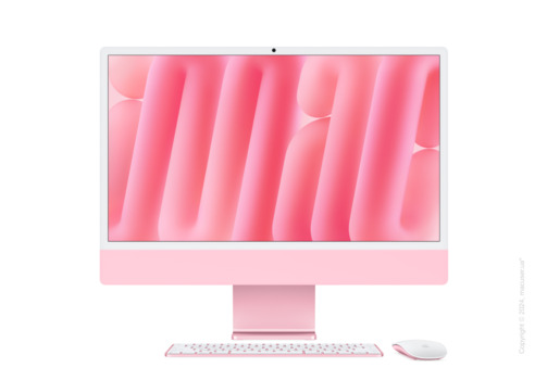 Apple iMac 24'' M4, 16GB/512GB/10CPU/10GPU, Pink 2024