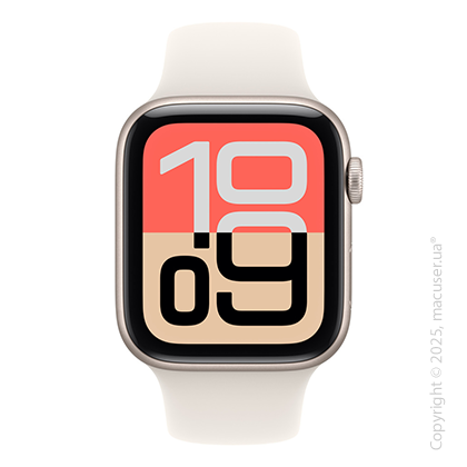 Apple Watch SE 3 GPS + Cellular 40mm Starlight Aluminium Case with Starlight Sport Band - M/L