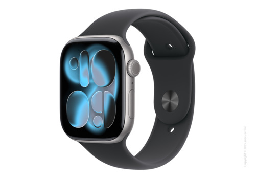 Apple Watch Series 11 GPS 42mm Space Grey Aluminium Case with Black Sport Band - S/M