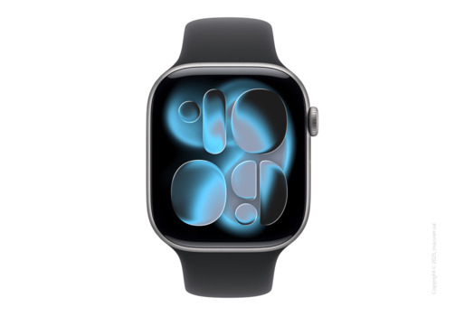 Apple Watch Series 11 GPS 42mm Space Grey Aluminium Case with Black Sport Band - S/M
