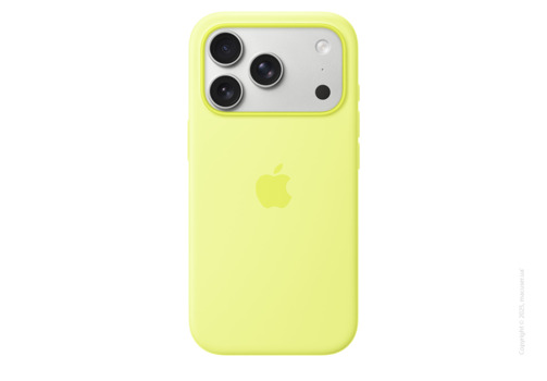 iPhone 17 Pro Max Silicone Case with MagSafe – Neon Yellow
