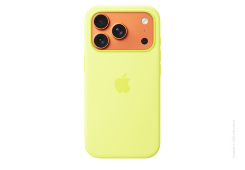 iPhone 17 Pro Max Silicone Case with MagSafe – Neon Yellow