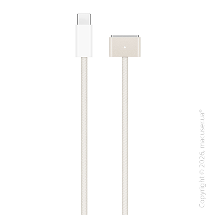 Кабель Apple USB-C to MagSafe 3 Cable (2m) Starlight