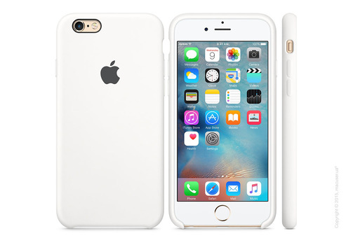 Чехол Apple iPhone 6/6s Plus Silicone Case, White