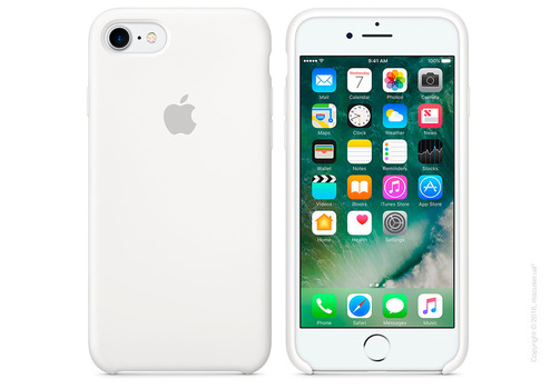 Чехол Apple iPhone 8/7 Silicone Case, White Copy