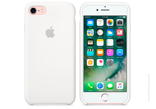 Чехол Apple iPhone 8/7 Silicone Case, White Copy