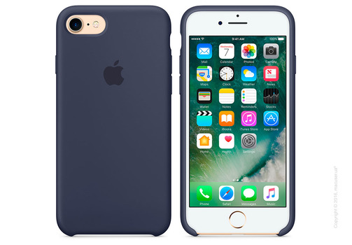 Чехол Apple iPhone 8/7 Silicone Case, Midnight Blue Copy